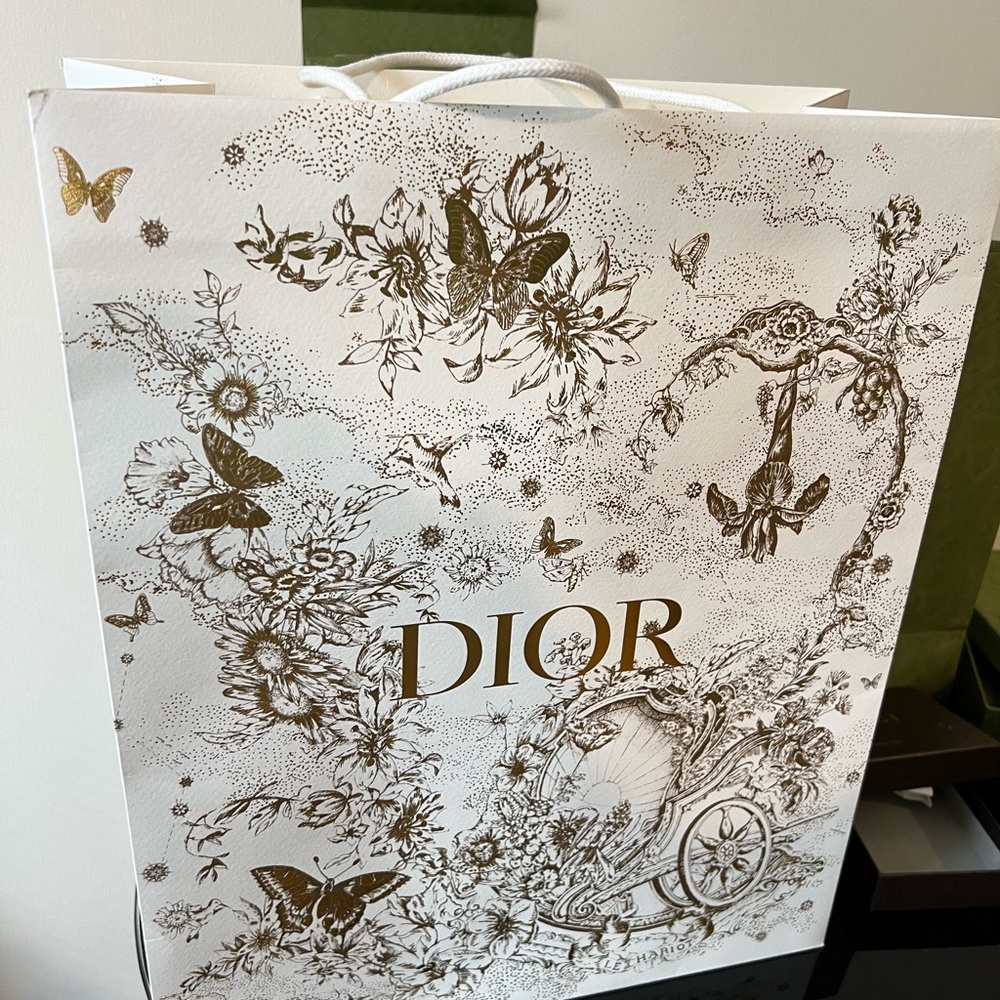 Christian Dior Couture holiday shopping bag